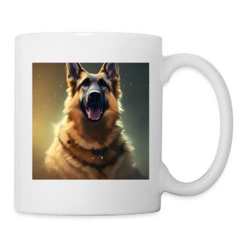Cute German Shepherd - Mug - white - Right