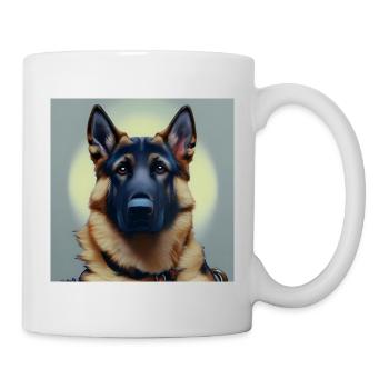 GSD für Hundeliebhaber - Tasse - Weiß - Rechts