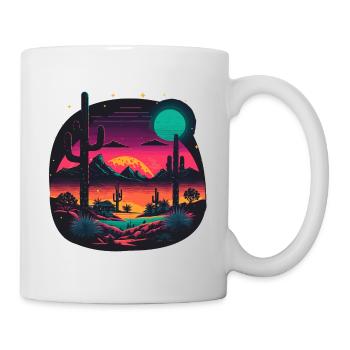 Neon Desert - Mug - white - Right