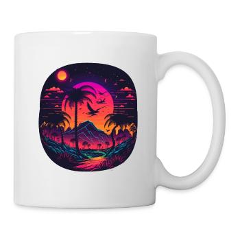 Synthwave - Mug blanc - blanc - Droite