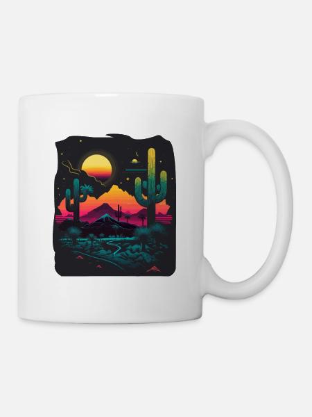 Style des années 80 - Mug blanc - blanc