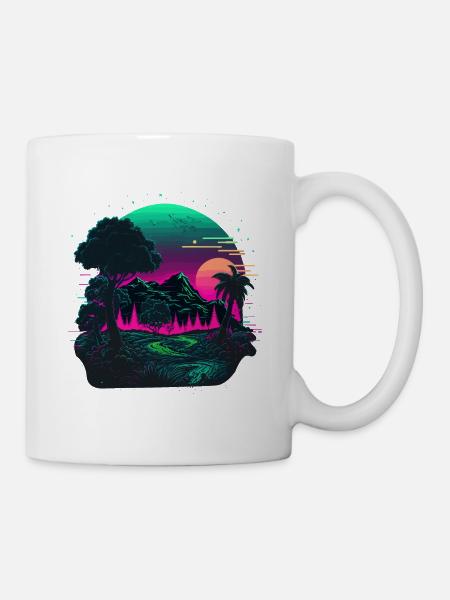 Giftiges Land - Tasse - Weiß