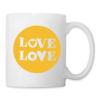 LIEBE - Tasse - Weiß - Rechts