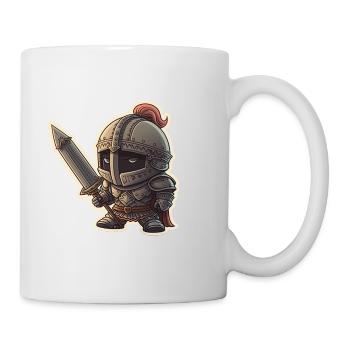 The perfect motif for those who love epic knights - Mug - white - Right