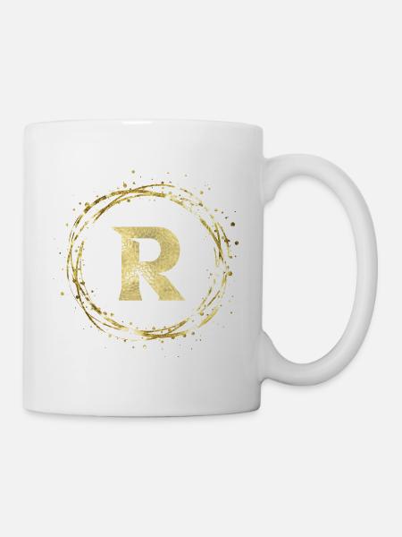 R - Tasse - Weiß