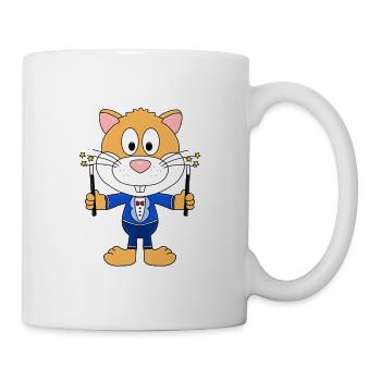 HAMSTER - ZAUBERER - ZAUBERN - ZAUBEREI - MAGIER - Tasse - Weiß - Rechts