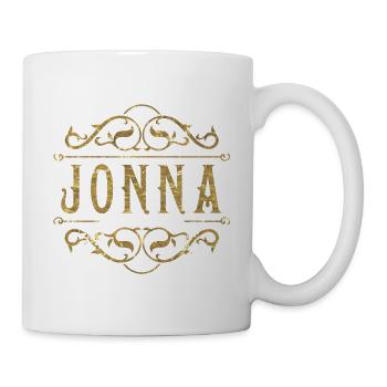 Jonna gold - Tasse - Weiß - Rechts