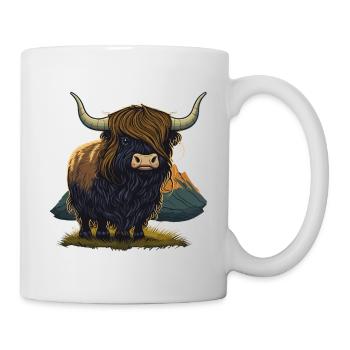 Funny Yak Illustration - Mug - white - Right