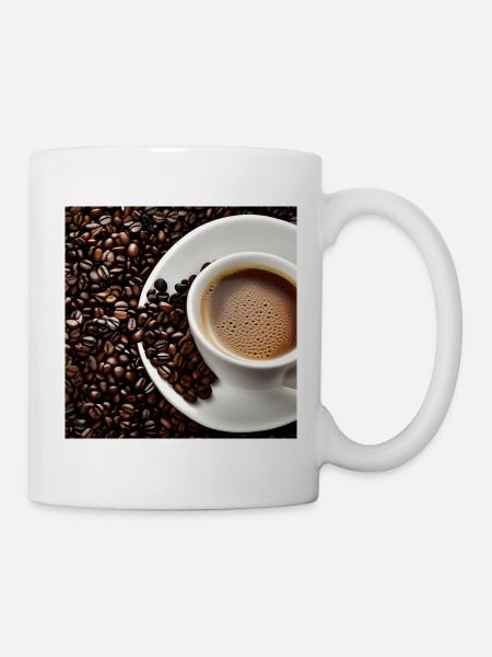 Morgenkaffee - Tasse - Weiß