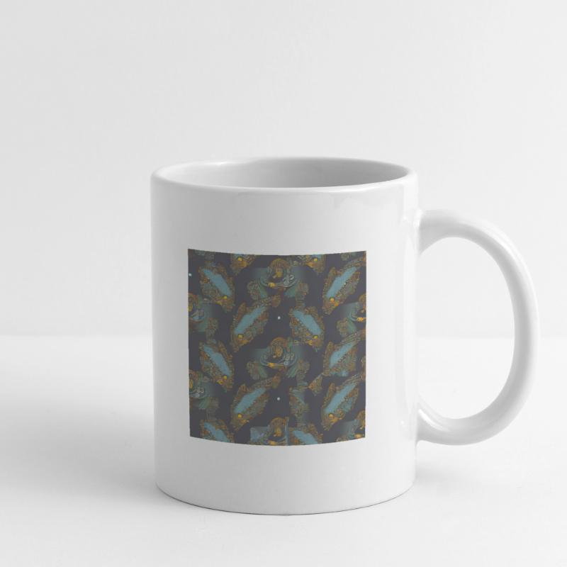 Fish abstract pattern Mug