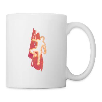 Rock climb - passion escalade cadeau sportif - Mug blanc - blanc - Droite