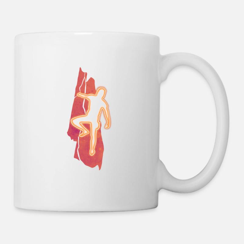Rock climb - passion escalade cadeau sportif - Mug blanc - blanc