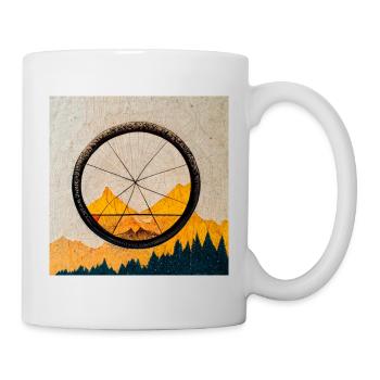 VTT VTT BMX avec montagnes freestyle - Mug blanc - blanc - Droite