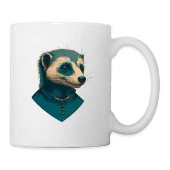 Frettchen-Liebe - Tasse - Weiß - Rechts