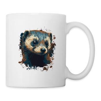 Frettchenbesitzer - Tasse - Weiß - Rechts