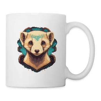 Propriétaire de furet - Mug blanc - blanc - Droite