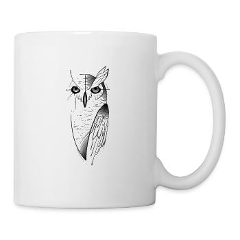 Owl sketch - Mug - white - Right