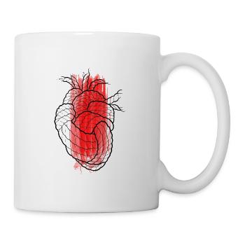 Herzleidenschaft Klettern - Tasse - Weiß - Rechts