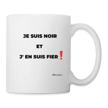 Je suis noir et fier de l'être - Mug blanc - blanc - Droite