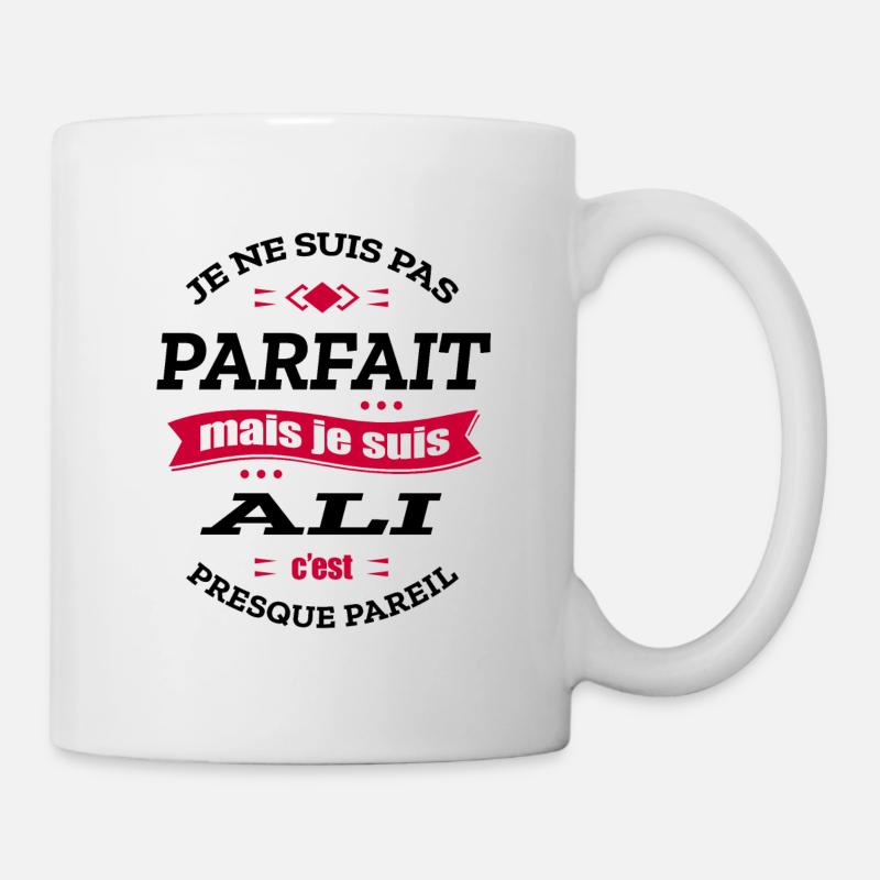 ALI PARFAIT - PRENOM ALI - Mug blanc - blanc