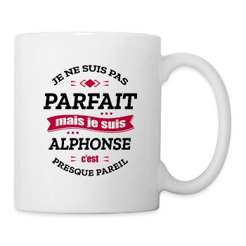 ALPHONSE PARFAIT - PRENOM ALPHONSE - Mug blanc - blanc - Droite