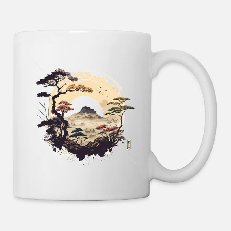 paysage - Mug blanc - blanc