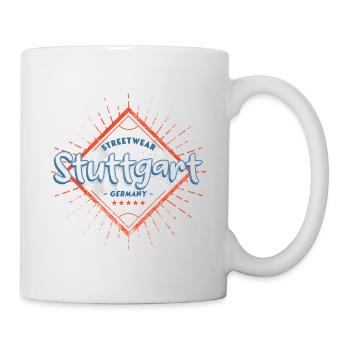 Stuttgart Germany City Skyline Home Love - Mug - white - Right