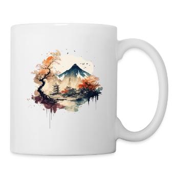 Paysage chinois - Mug blanc - blanc - Droite
