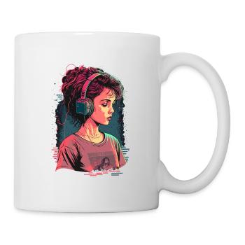 Kawaii Mädchen - Tasse - Weiß - Rechts