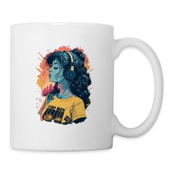 Lofi Musique - Mug blanc - blanc - Droite