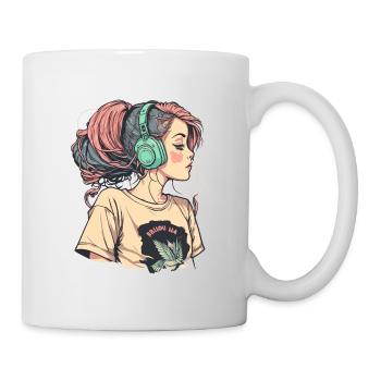 Lofi Beats - Tasse - Weiß - Rechts