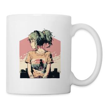 Anime Girl - Mug blanc - blanc - Droite
