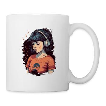 Lofi Fruits Musique - Mug blanc - blanc - Droite