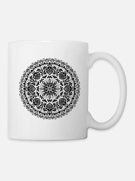 Mandala Good Vibes - Tasse - Weiß