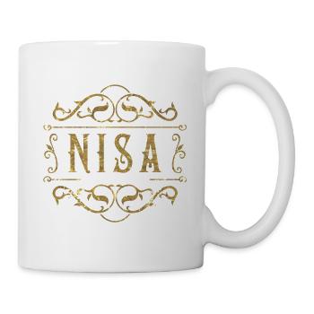 Nisa gold - Tasse - Weiß - Rechts