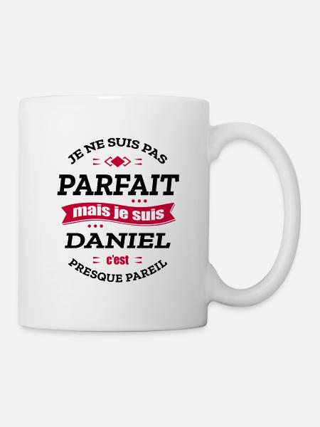 DANIEL PARFAIT - PRENOM DANIEL - Mug blanc - blanc
