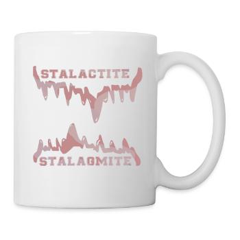 Stalakit-Kawaii-Höhlenhöhlenforschung - Tasse - Weiß - Rechts