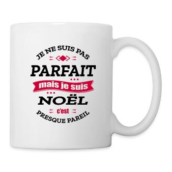 NOËL PARFAIT - PRENOM NOËL - Mug blanc - blanc - Droite