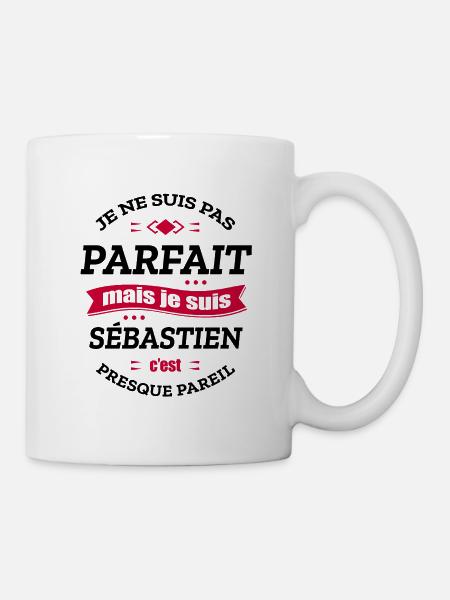 SÉBASTIEN PARFAIT - PRENOM SÉBASTIEN - Mug blanc - blanc