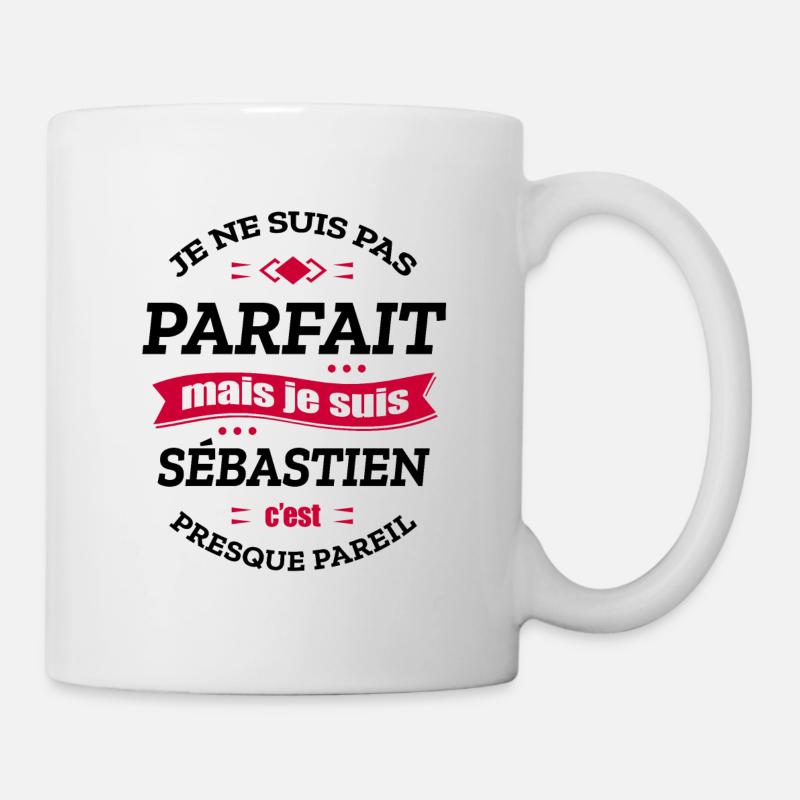 SÉBASTIEN PARFAIT - PRENOM SÉBASTIEN - Mug blanc - blanc