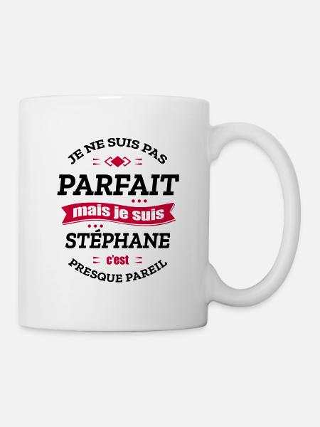 STÉPHANE PARFAIT - PRENOM STÉPHANE - Mug blanc - blanc