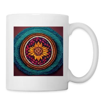 Boho Mandala Abstract - Tasse - Weiß - Rechts