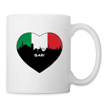 Bari Italie Flag Skyline Souvenir de voyage - Mug blanc - blanc - Droite