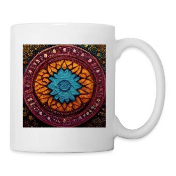 Boho Mandala Abstract - Mug - white - Right