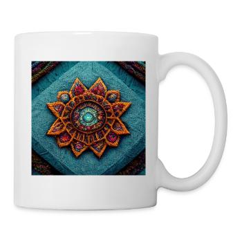 Boho Mandala Abstract - Mug - white - Right