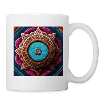 Boho Mandala Abstract - Mug - white - Right