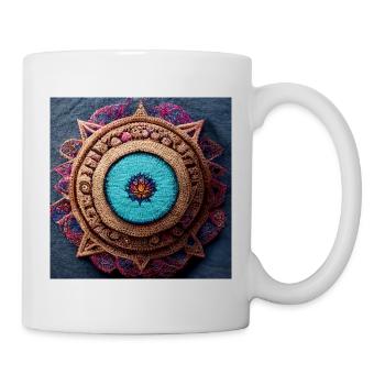 Boho Mandala Abstract - Mug - white - Right