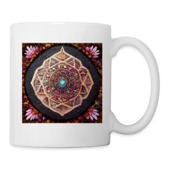 Boho Mandala Abstract - Mug - white - Right