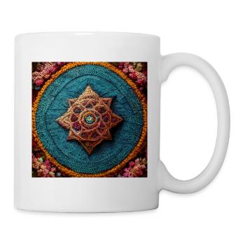 Boho Mandala Abstract - Mug - white - Right