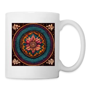 Boho Mandala Abstract - Mug - white - Right